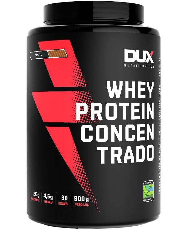 Whey Protein | Whey 100% | 20–23g Proteína | 900g – DUX Nutrition (Pote)