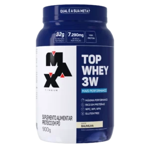 Whey Protein | Top Whey 3W | 31g Proteína | 900g – Max Titanium